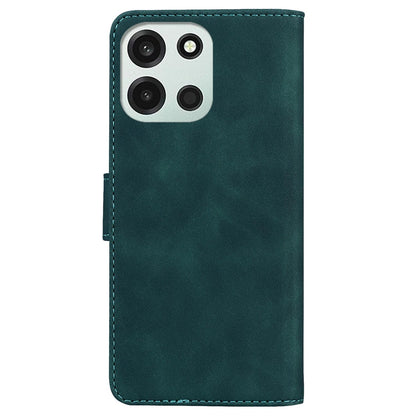 For OnePlus Nord 6 5G / Turbo 6 / Turbo 6V Skin Feel Pure Color Flip Leather Phone Case - Green - EDA005223711C