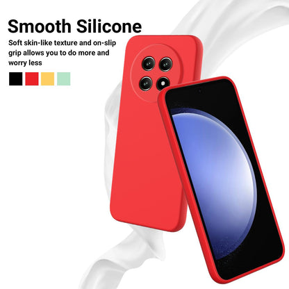 For Huawei nova 15 Max Solid Color Liquid Silicone Dropproof Full Coverage Phone Case - Red - EDA005228325A