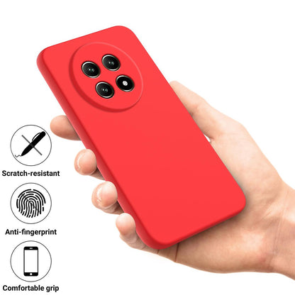 For Huawei nova 15 Max Solid Color Liquid Silicone Dropproof Full Coverage Phone Case - Red - EDA005228325A
