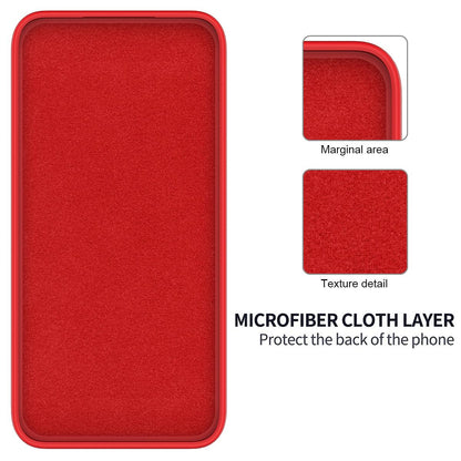 For Huawei nova 15 Max Solid Color Liquid Silicone Dropproof Full Coverage Phone Case - Red - EDA005228325A