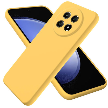 For Huawei nova 15 Max Solid Color Liquid Silicone Dropproof Full Coverage Phone Case - Yellow - EDA005228325B