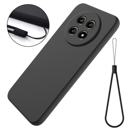 For Huawei nova 15 Max Solid Color Liquid Silicone Dropproof Full Coverage Phone Case - Black - EDA005228325C