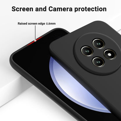 For Huawei nova 15 Max Solid Color Liquid Silicone Dropproof Full Coverage Phone Case - Black - EDA005228325C