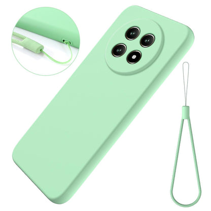 For Huawei nova 15 Max Solid Color Liquid Silicone Dropproof Full Coverage Phone Case - Green - EDA005228325D