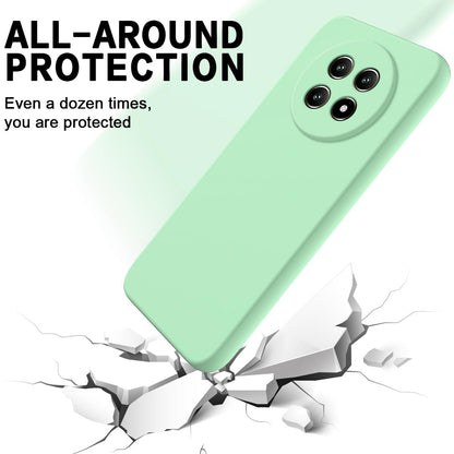 For Huawei nova 15 Max Solid Color Liquid Silicone Dropproof Full Coverage Phone Case - Green - EDA005228325D