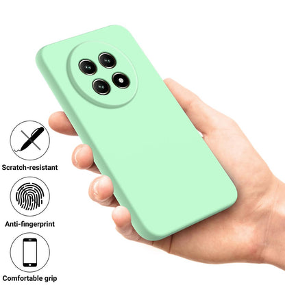 For Huawei nova 15 Max Solid Color Liquid Silicone Dropproof Full Coverage Phone Case - Green - EDA005228325D
