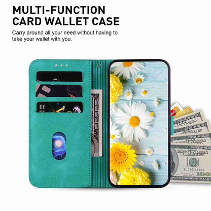 For OnePlus Nord 6 5G / Turbo 6 / Turbo 6V Lily Embossed Leather Phone Case - Green - EDA005239720A