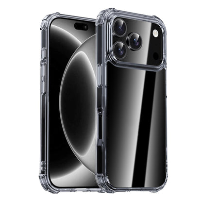 For iPhone 18 Pro / 17 Pro iPAKY Crystal Clear Series Shockproof PC + TPU Protective Phone Case - Transparent - EDA005286611A
