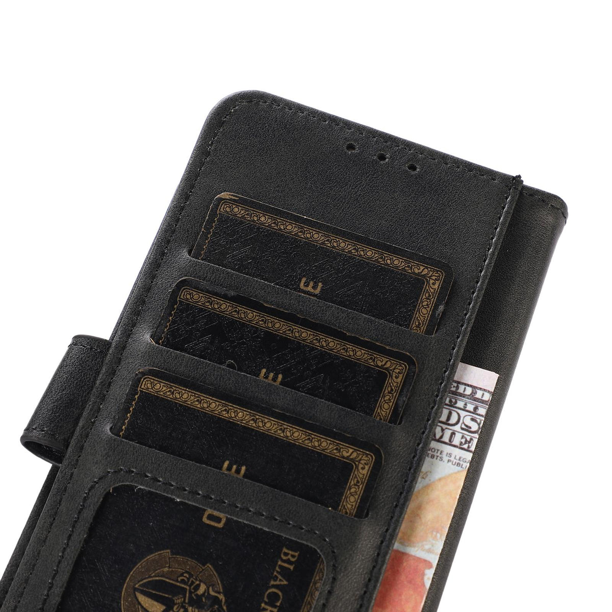 For Sony Xperia 10 VIII / 10 VII Cow Texture Leather Phone Case - Black - EDA005317705A