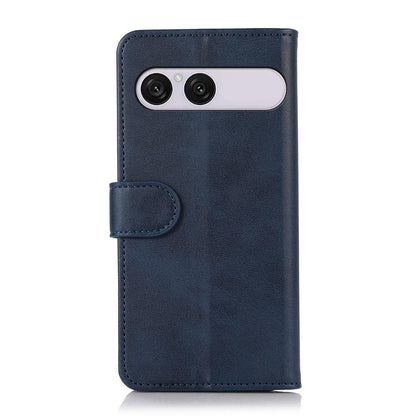 For Sony Xperia 10 VIII / 10 VII Cow Texture Leather Phone Case - Blue - EDA005317705B
