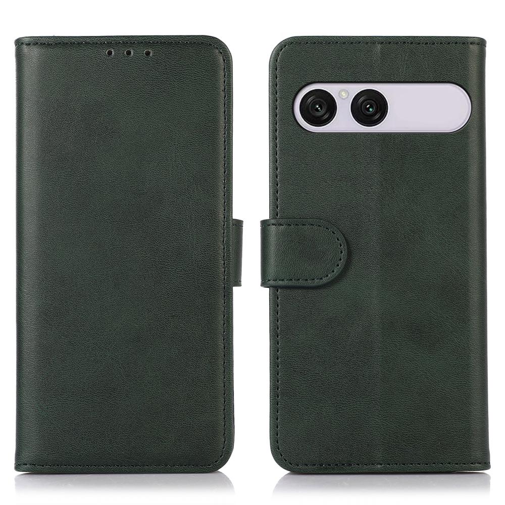 For Sony Xperia 10 VIII / 10 VII Cow Texture Leather Phone Case - Green - EDA005317705C