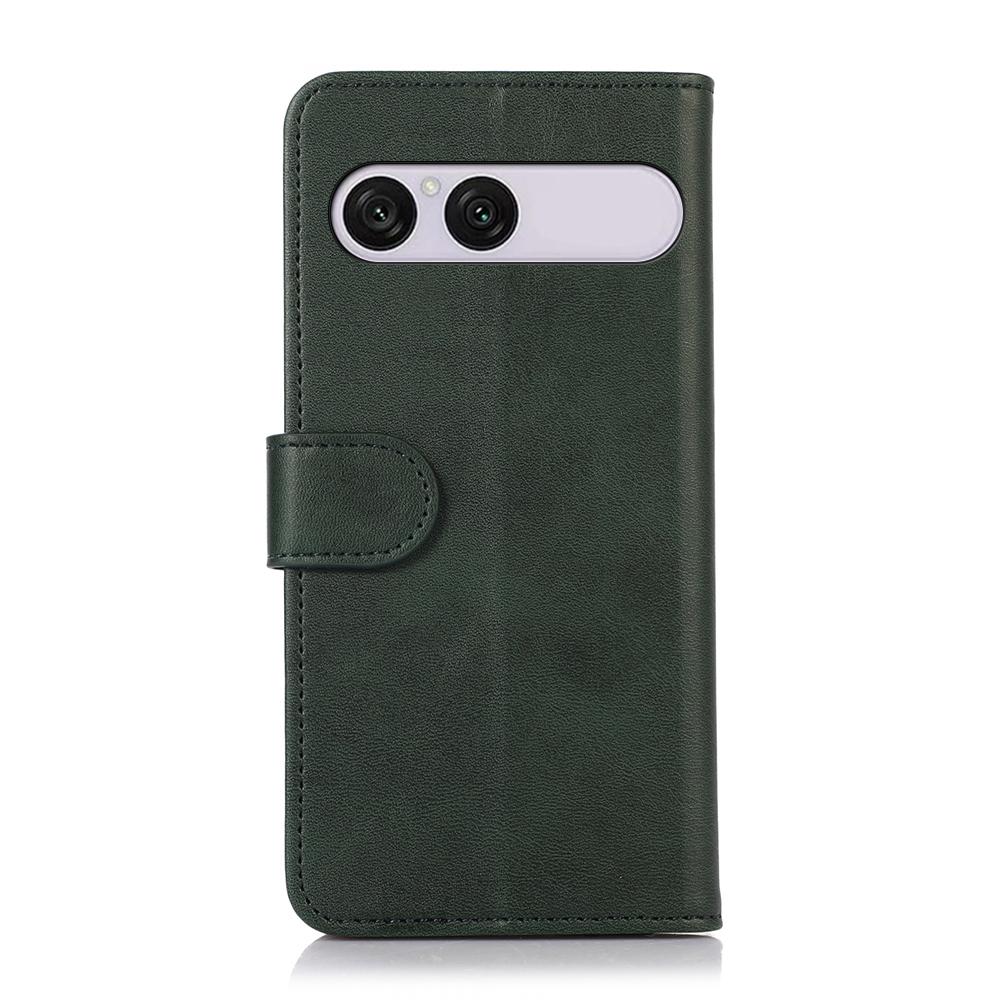 For Sony Xperia 10 VIII / 10 VII Cow Texture Leather Phone Case - Green - EDA005317705C