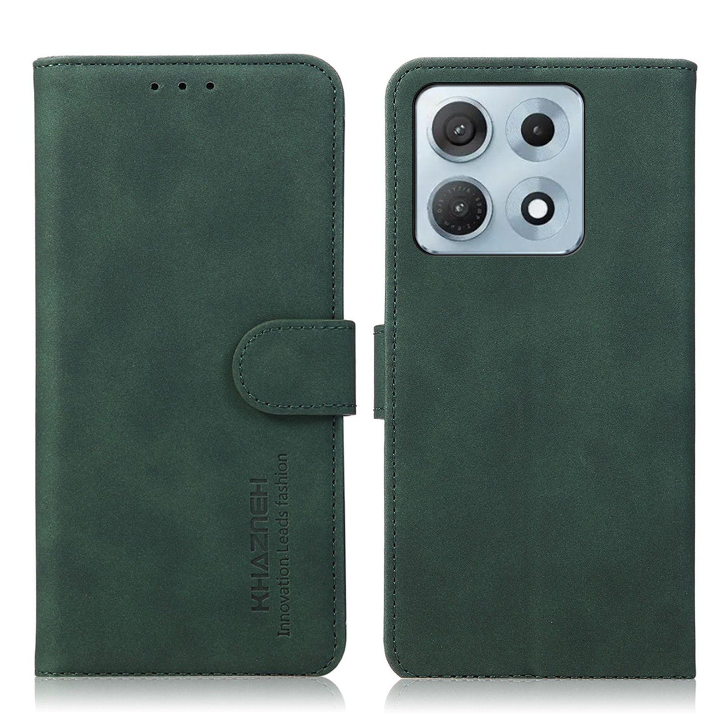 For Motorola Edge 70 Max 5G KHAZNEH Matte Texture Leather Phone Case(Green)