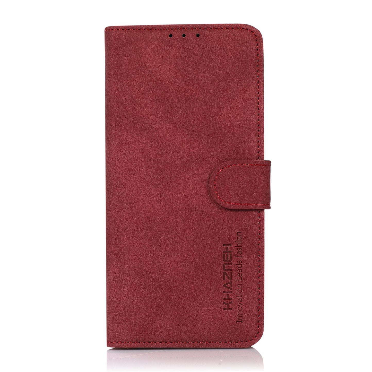 For Motorola Edge 70 Max 5G KHAZNEH Matte Texture Leather Phone Case(Red)