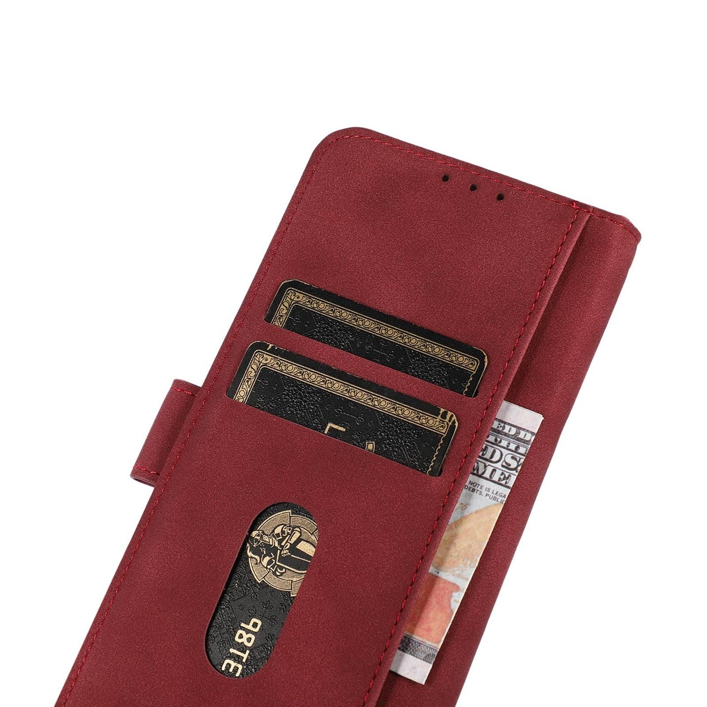 For Motorola Edge 70 Max 5G KHAZNEH Matte Texture Leather Phone Case(Red)
