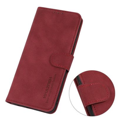 For Motorola Edge 70 Max 5G KHAZNEH Matte Texture Leather Phone Case(Red)