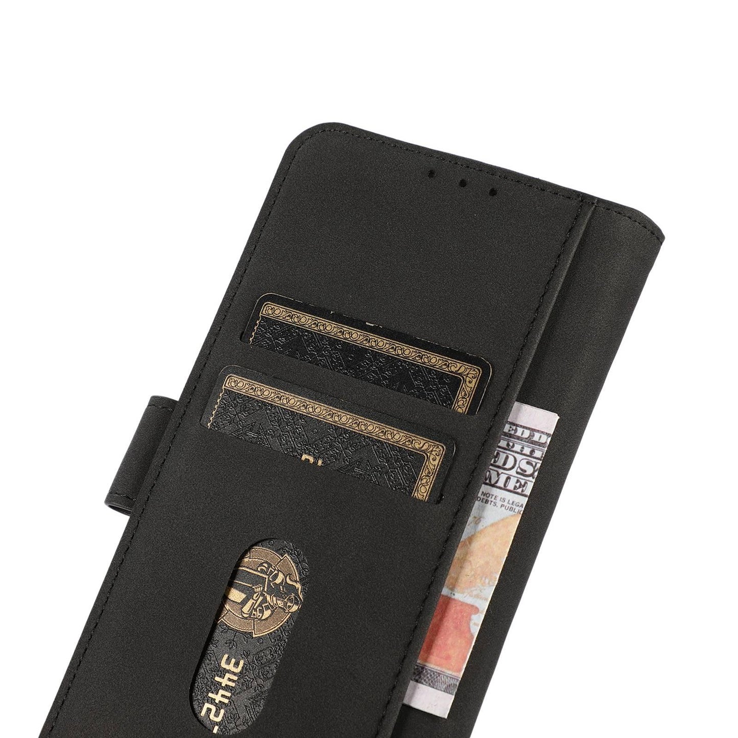 For Motorola Edge 70 Max 5G KHAZNEH Matte Texture Leather Phone Case(Black)