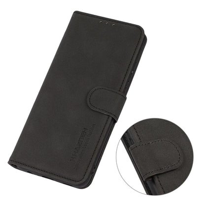 For Motorola Edge 70 Max 5G KHAZNEH Matte Texture Leather Phone Case(Black)