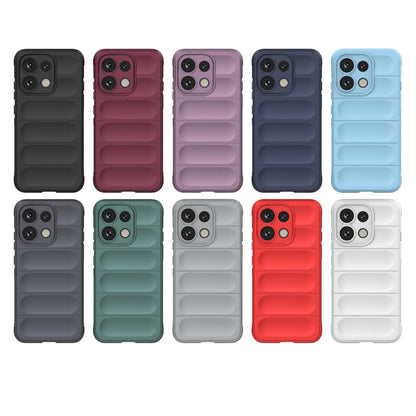 For OPPO Reno16 F 5G Global Magic Shield TPU + Flannel Phone Case - Purple - EDA005399035C