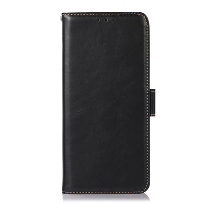 For Motorola Edge 70 Max 5G Magnetic Crazy Horse Texture Genuine Leather RFID Phone Case(Black)