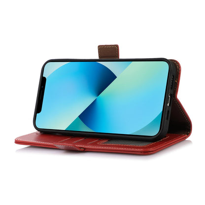 For Motorola Edge 70 Max 5G Magnetic Crazy Horse Texture Genuine Leather RFID Phone Case(Red)