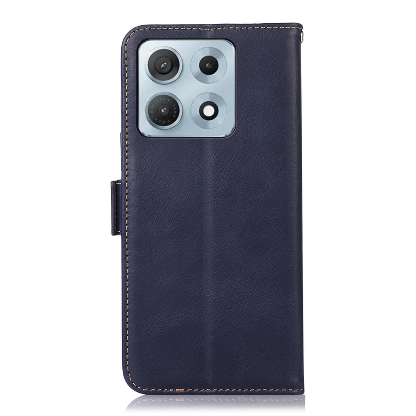For Motorola Edge 70 Max 5G Magnetic Crazy Horse Texture Genuine Leather RFID Phone Case(Blue)