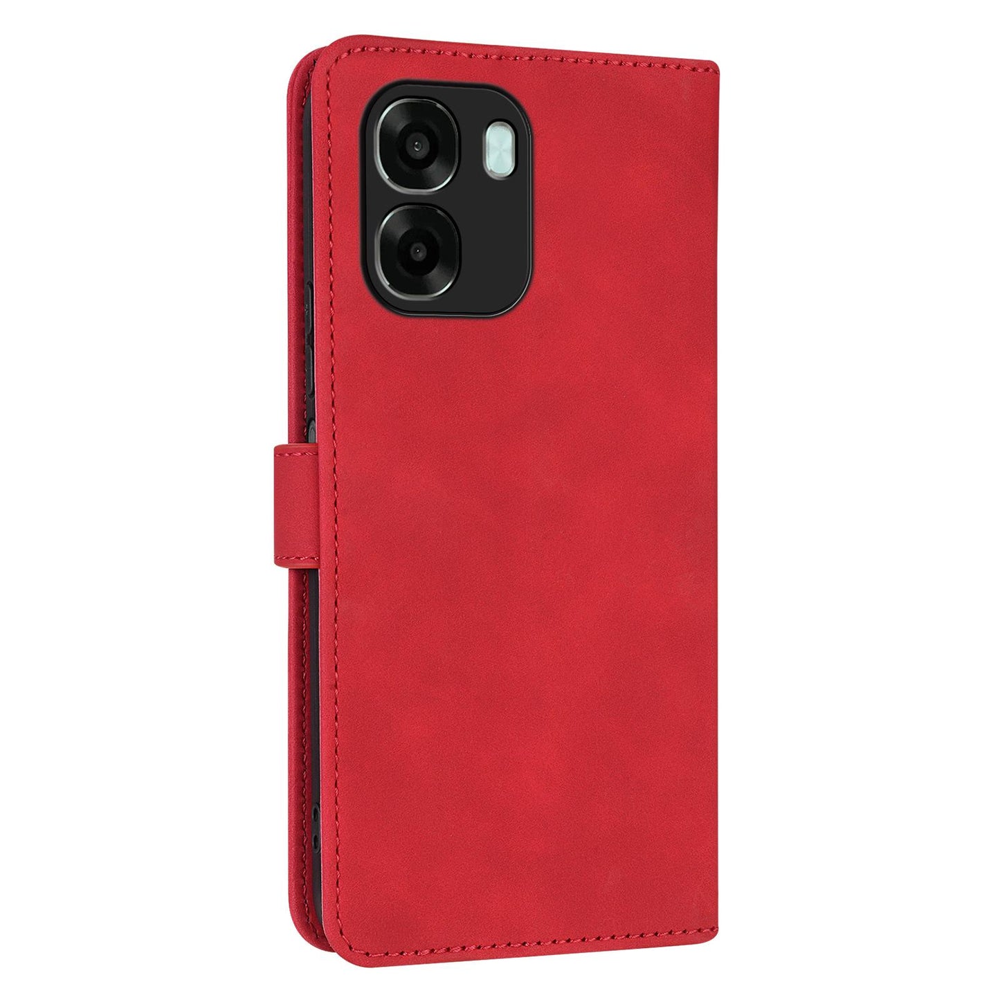 For OPPO A6x 5G / A6 5G Global AZNS Skin Feel Calf Texture Flip Leather Phone Case(Red)