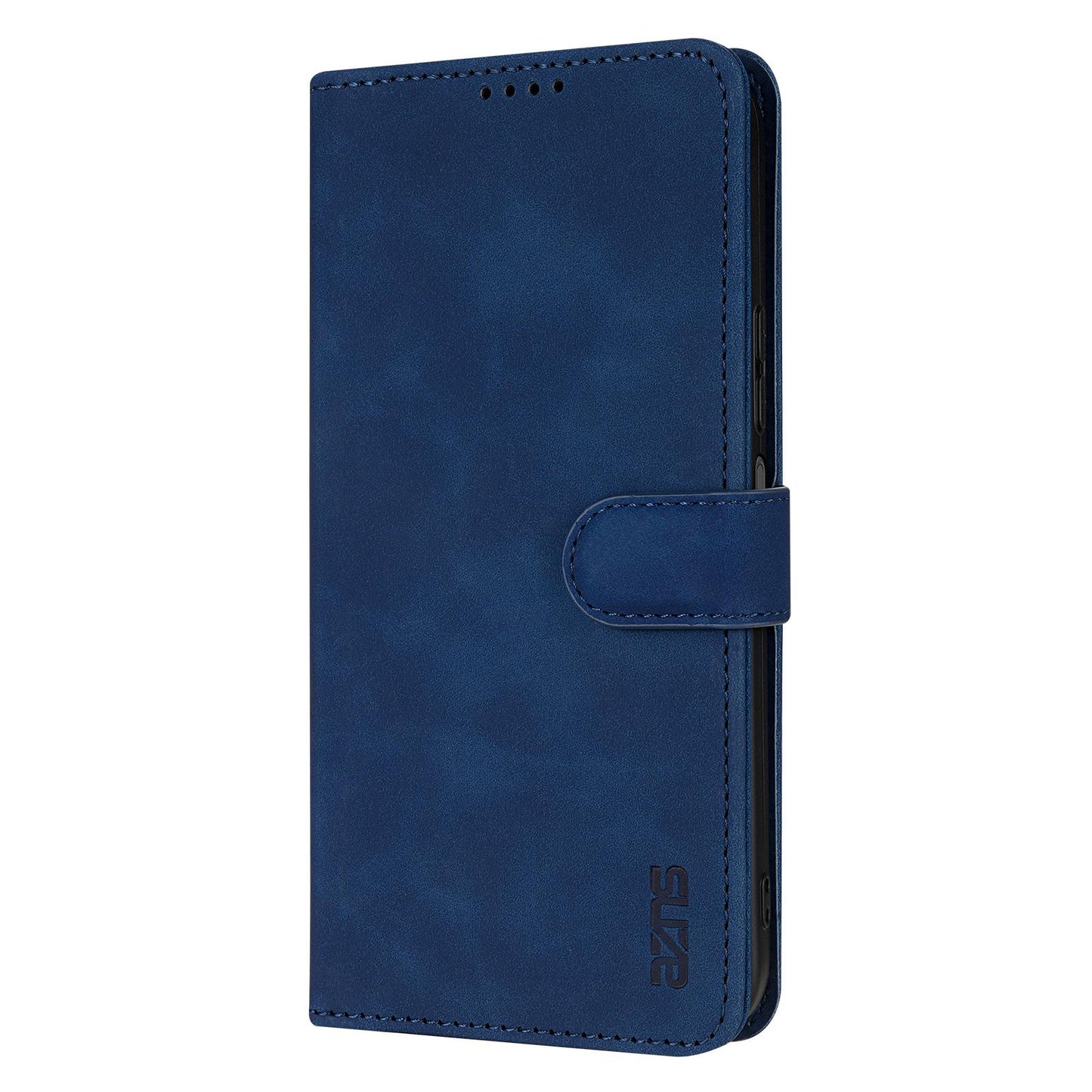 For OPPO A6x 5G / A6 5G Global AZNS Skin Feel Calf Texture Flip Leather Phone Case(Blue)