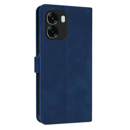 For OPPO A6x 5G / A6 5G Global AZNS Skin Feel Calf Texture Flip Leather Phone Case(Blue)