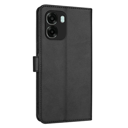 For OPPO A6x 5G / A6 5G Global AZNS Skin Feel Calf Texture Flip Leather Phone Case(Black)