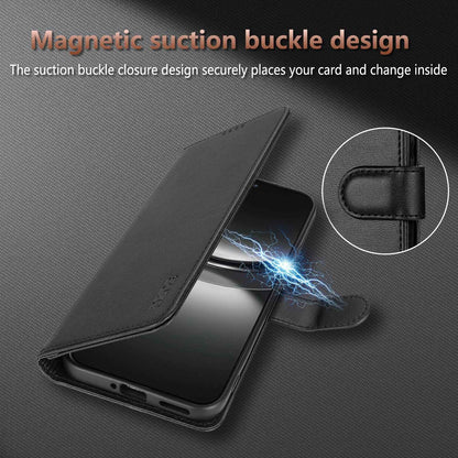 For OPPO Reno16 Pro 5G Global AZNS Skin Feel Calf Texture Flip Leather Phone Case(Rose Gold)