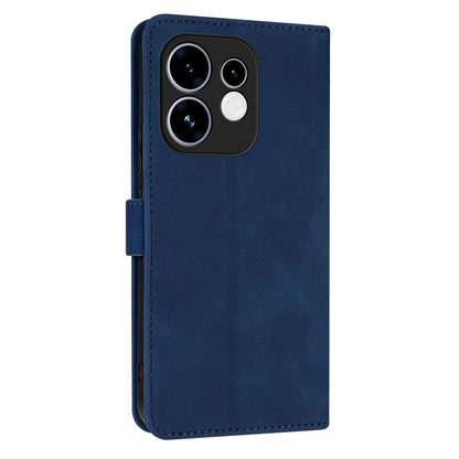 For OPPO Reno16 5G Global AZNS Skin Feel Calf Texture Flip Leather Phone Case(Blue)
