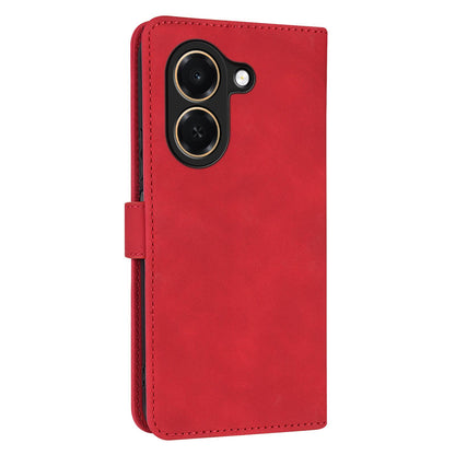 For Honor Play 80 Plus 5G AZNS Skin Feel Calf Texture Flip Leather Phone Case(Red)