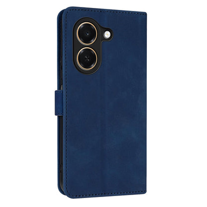 For Honor Play 80 Plus 5G AZNS Skin Feel Calf Texture Flip Leather Phone Case(Blue)