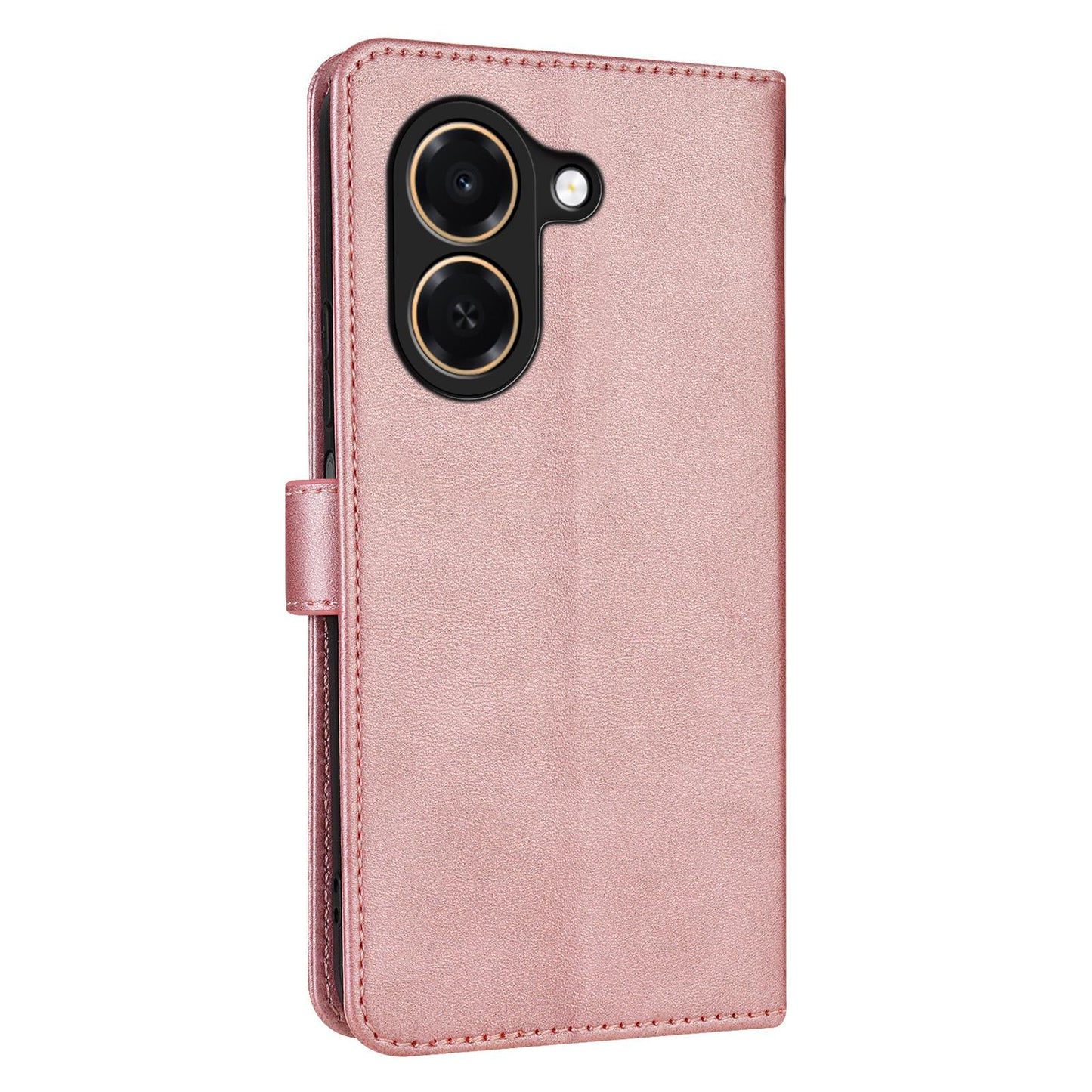 For Honor Play 80 Plus 5G AZNS Skin Feel Calf Texture Flip Leather Phone Case(Rose Gold)
