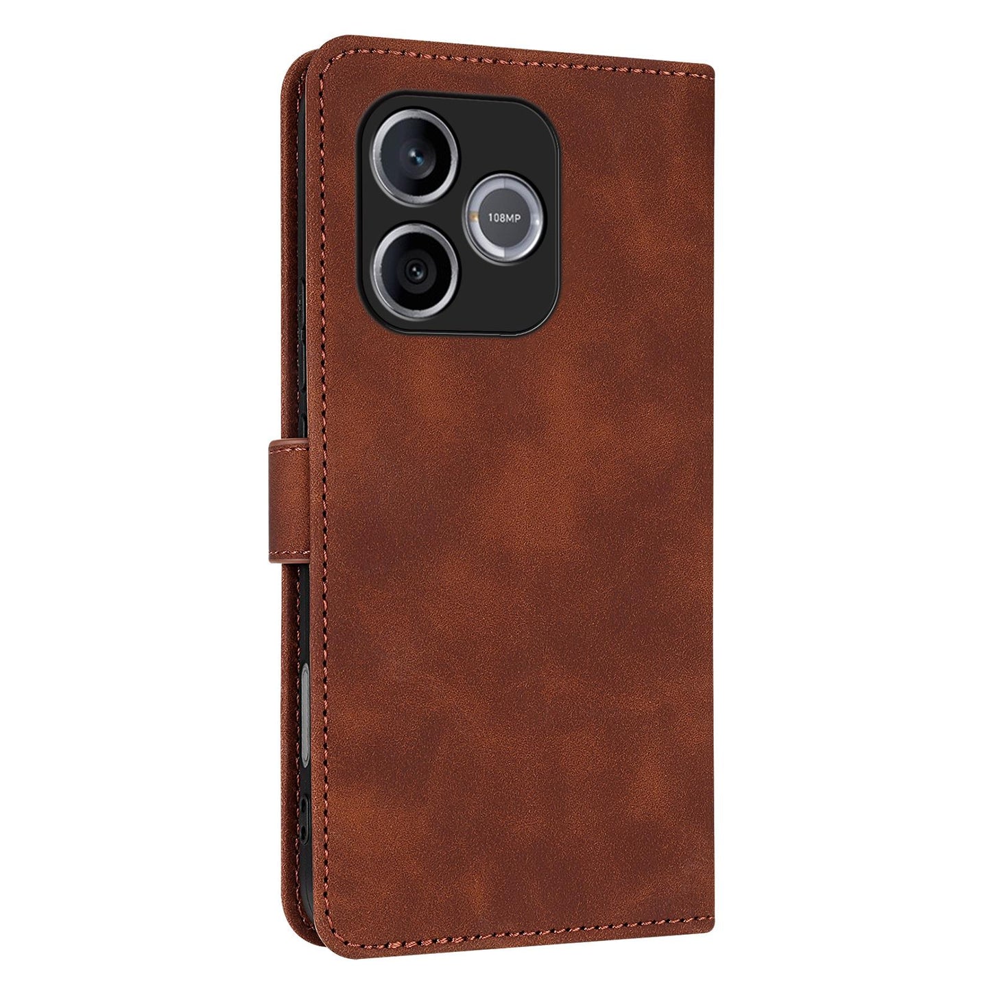 For Honor 600 Lite Global AZNS Skin Feel Calf Texture Flip Leather Phone Case(Brown)