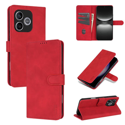 For Honor 600 Lite Global AZNS Skin Feel Calf Texture Flip Leather Phone Case(Red)