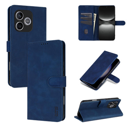 For Honor 600 Lite Global AZNS Skin Feel Calf Texture Flip Leather Phone Case(Blue)