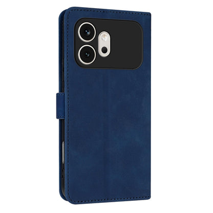 For Honor 600 Global AZNS Skin Feel Calf Texture Flip Leather Phone Case(Blue)