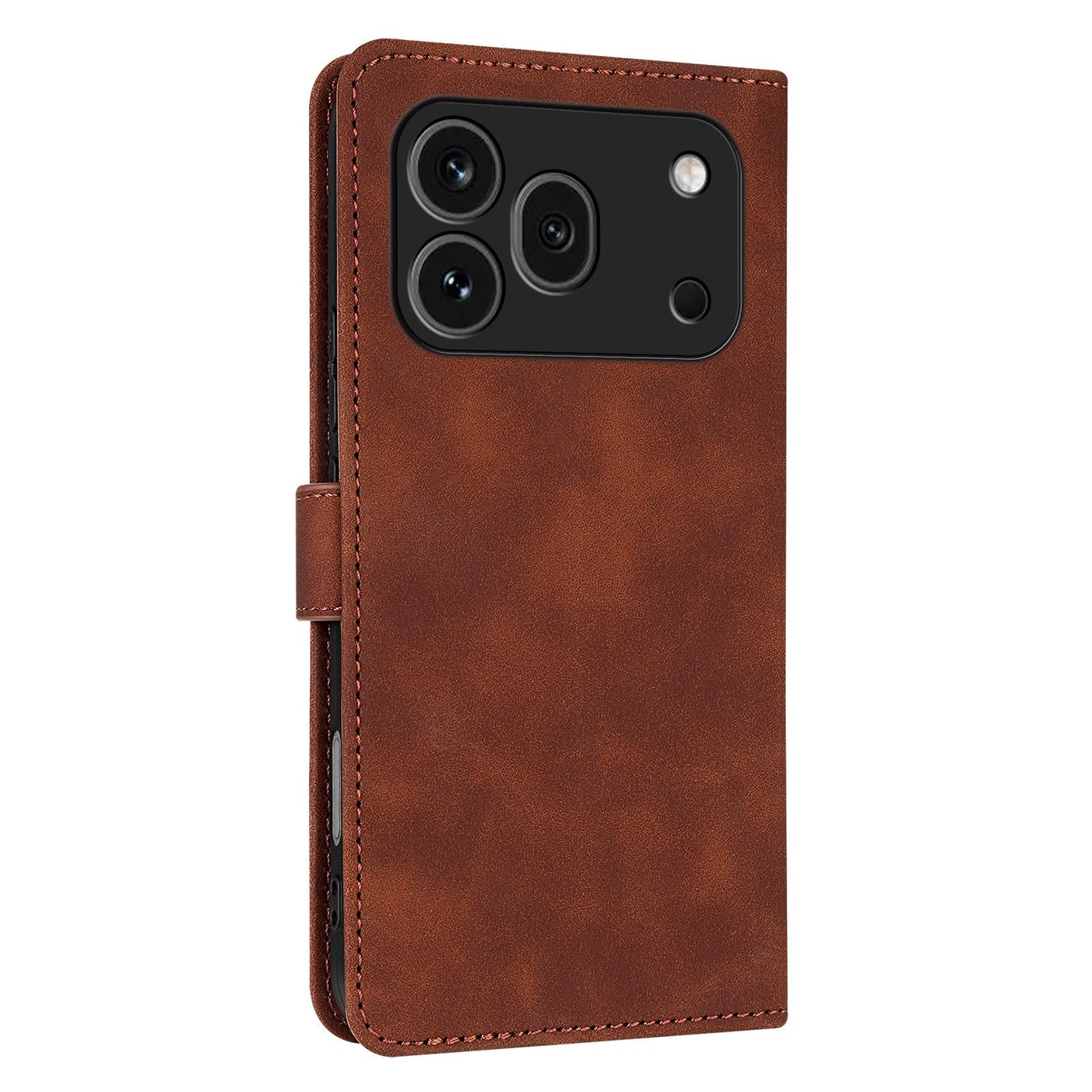 For Honor 600 Pro Global AZNS Skin Feel Calf Texture Flip Leather Phone Case(Brown)