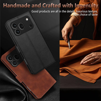 For Honor 600 Pro Global AZNS Skin Feel Calf Texture Flip Leather Phone Case(Brown)