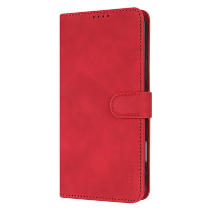For Honor 600 Pro Global AZNS Skin Feel Calf Texture Flip Leather Phone Case(Red)