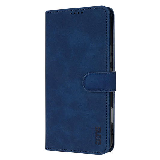 For Honor 600 Pro Global AZNS Skin Feel Calf Texture Flip Leather Phone Case(Blue)