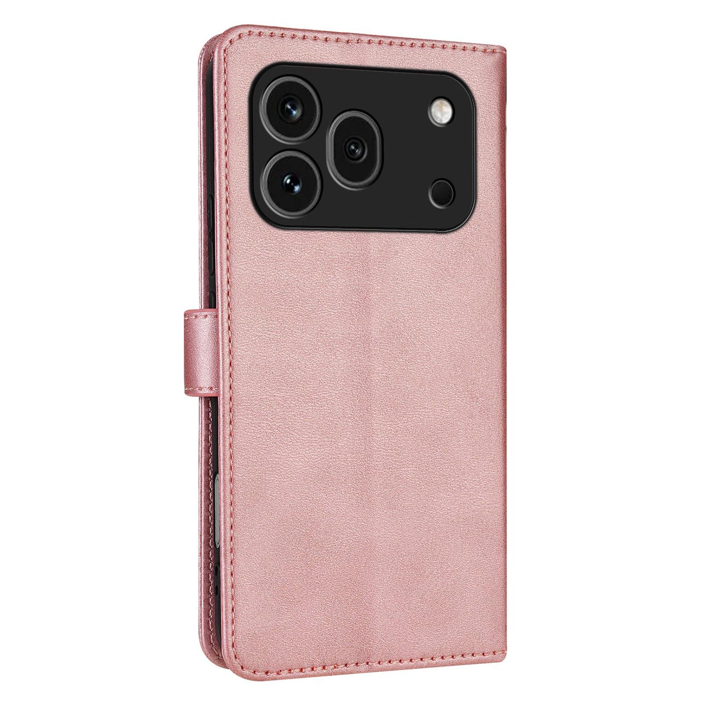 For Honor 600 Pro Global AZNS Skin Feel Calf Texture Flip Leather Phone Case(Rose Gold)