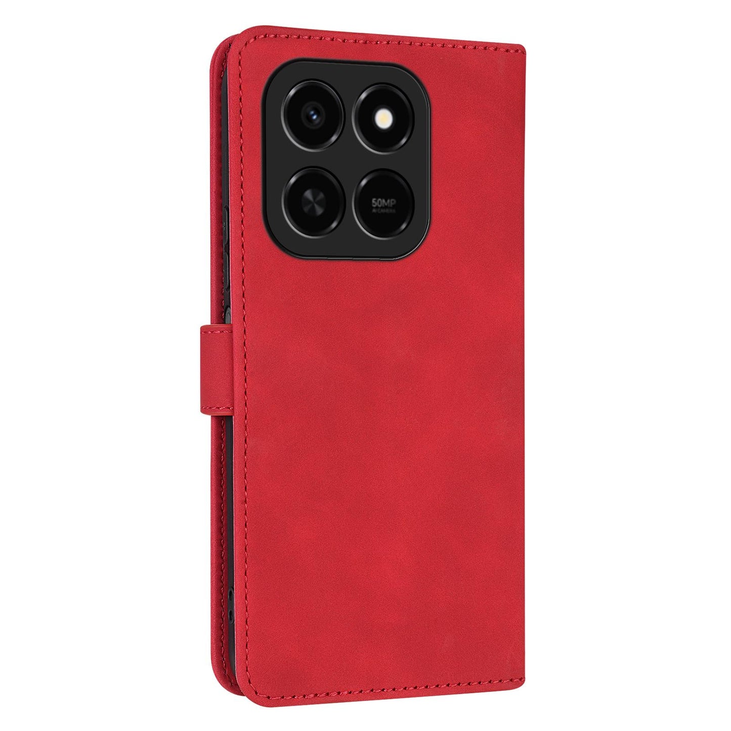 For Honor Play 10T 5G/400 Smart 5G AZNS Skin Feel Calf Texture Flip Leather Phone Case(Red)