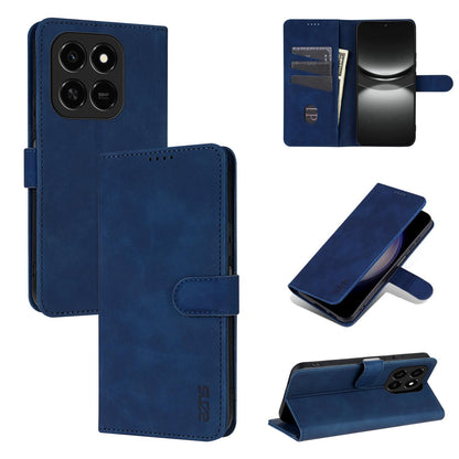 For Honor Play 10T 5G/400 Smart 5G AZNS Skin Feel Calf Texture Flip Leather Phone Case(Blue)