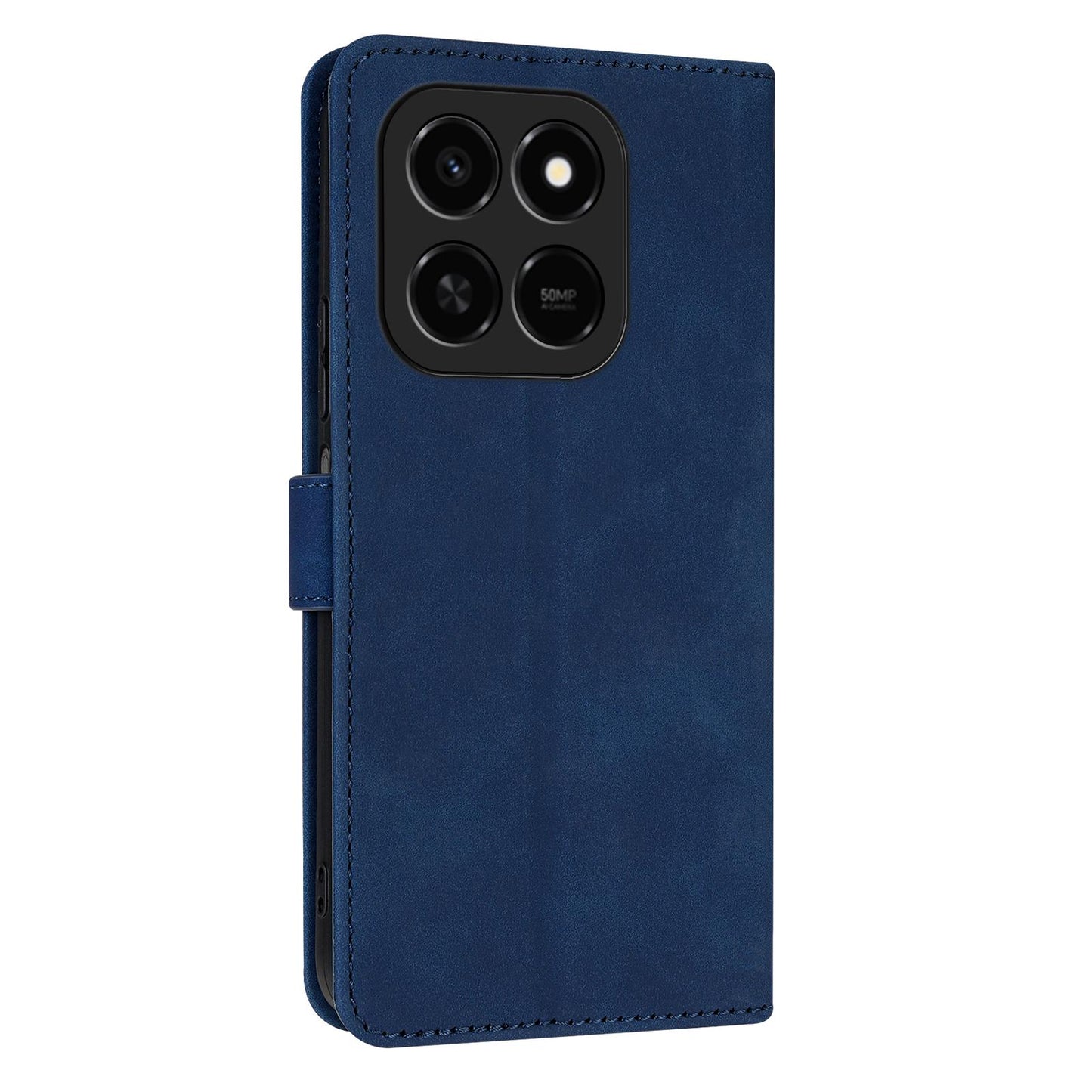 For Honor Play 10T 5G/400 Smart 5G AZNS Skin Feel Calf Texture Flip Leather Phone Case(Blue)