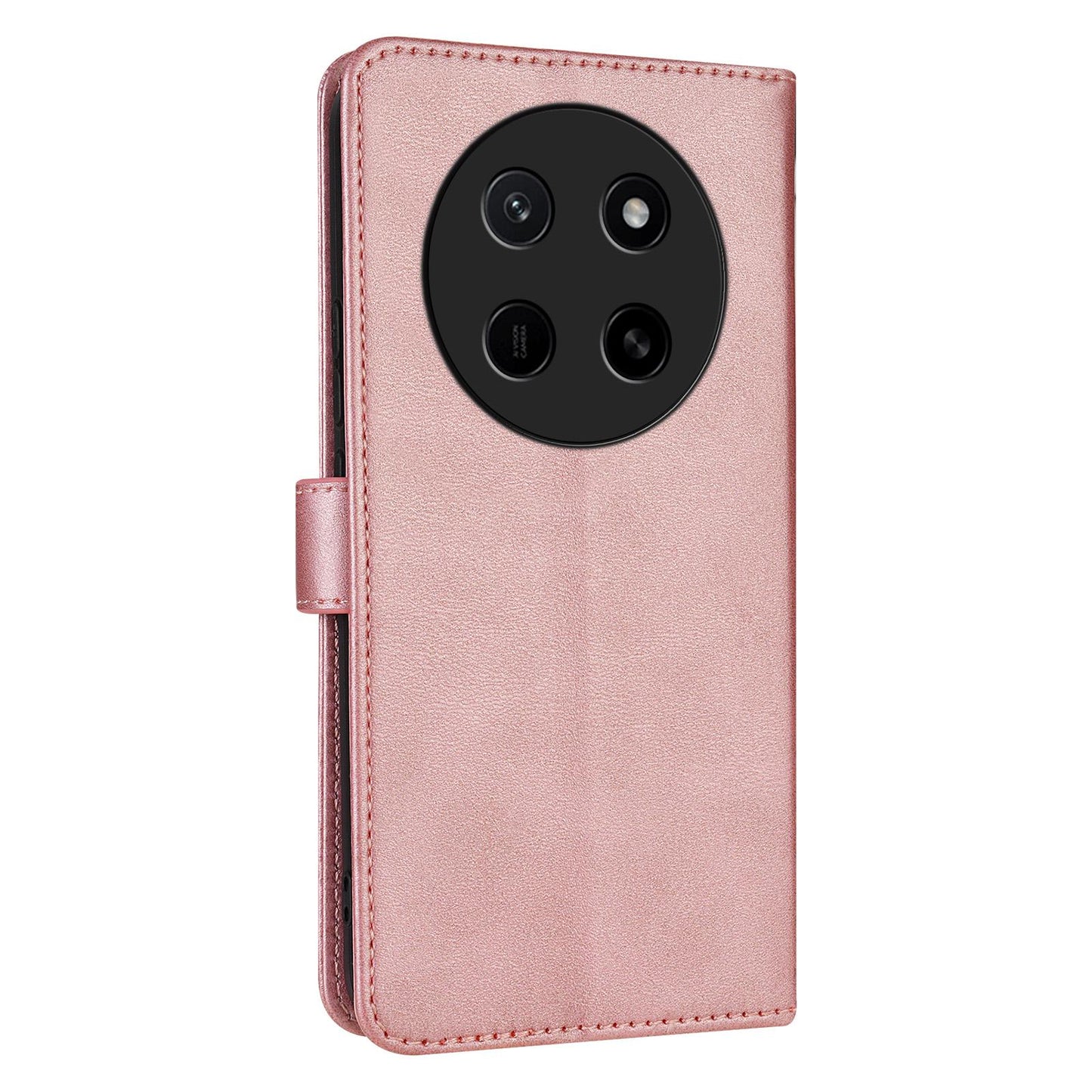 For Honor X80 Pro Max 5G AZNS Skin Feel Calf Texture Flip Leather Phone Case(Rose Gold)