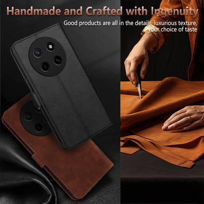 For Honor X80 Pro Max 5G AZNS Skin Feel Calf Texture Flip Leather Phone Case(Black)