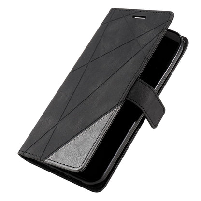 For Honor 400 Smart / X7d 5G Skin Feel Splicing Leather Phone Case(Black)